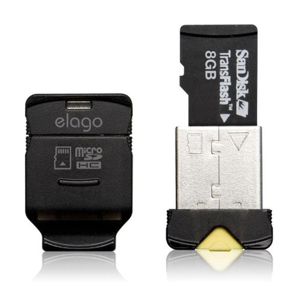 elago EL-RD-012-BK Internal USB 2.0 Black card reader