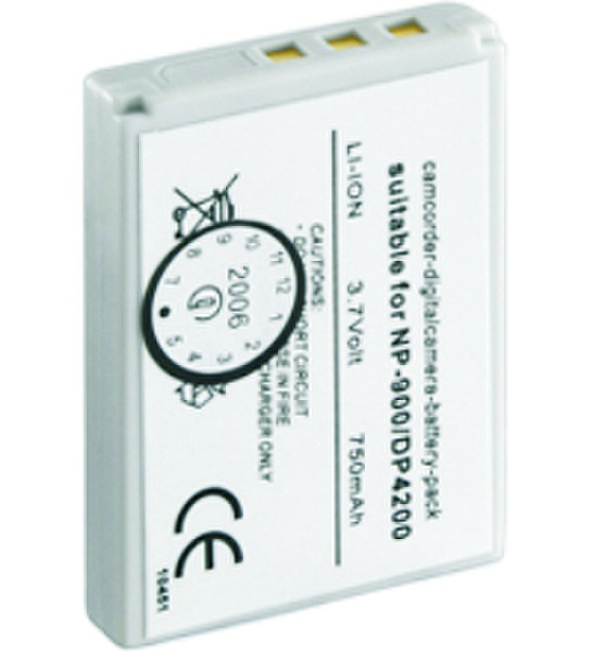 M-Cab Digital Camera Battery NP-900/DP4200 Lithium-Ion (Li-Ion) 750mAh 3.7V Wiederaufladbare Batterie