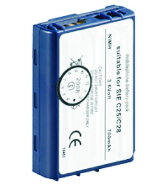 M-Cab Mobile Phone Battery for Siemens C25/C28 Никель-металл-гидридный (NiMH) 700мА·ч 3.6В аккумуляторная батарея