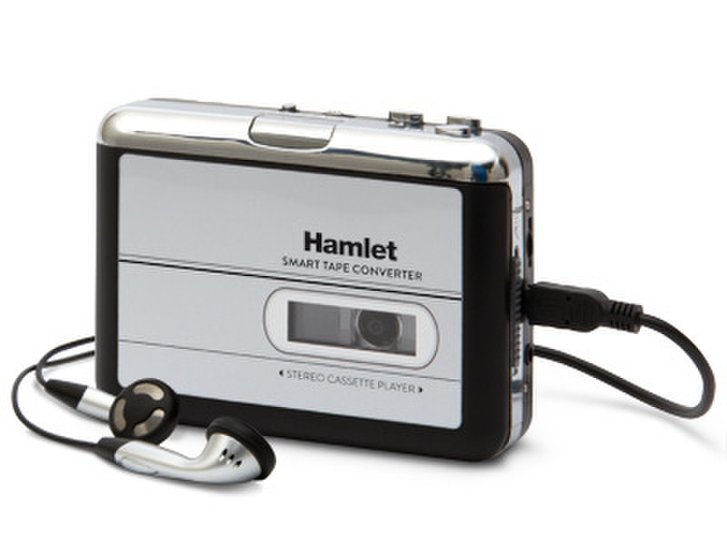 Hamlet XDVDMAG 1дека(и) Черный, Cеребряный кассетный плеер
