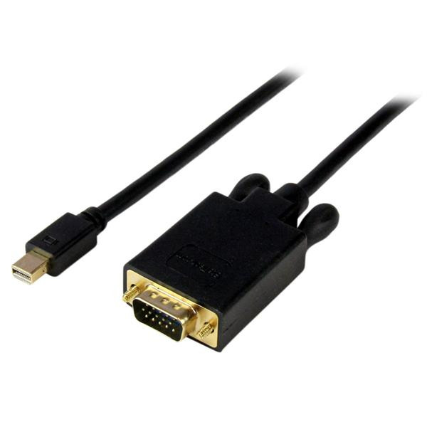 StarTech.com MDP2VGAMM10B 3м mini DisplayPort VGA (D-Sub) Черный адаптер для видео кабеля