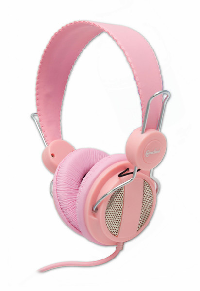 Connectland CL-AUD63024 Binaural Head-band Pink mobile headset