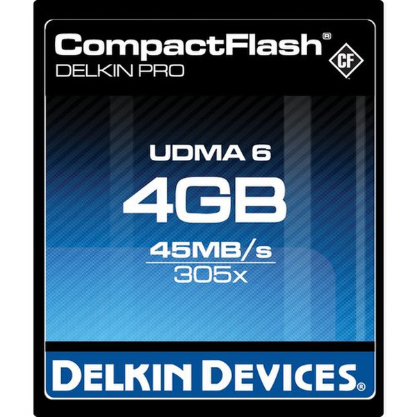Delkin 4GB CF 305X UDMA 6 4ГБ CompactFlash карта памяти