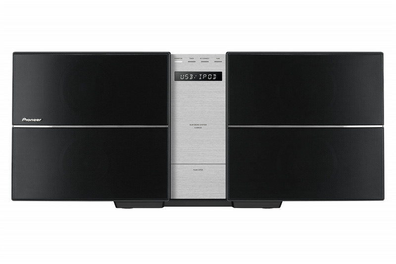 Pioneer X-SMC22-S Micro-Set 40W Schwarz, Silber Home-Stereoanlage