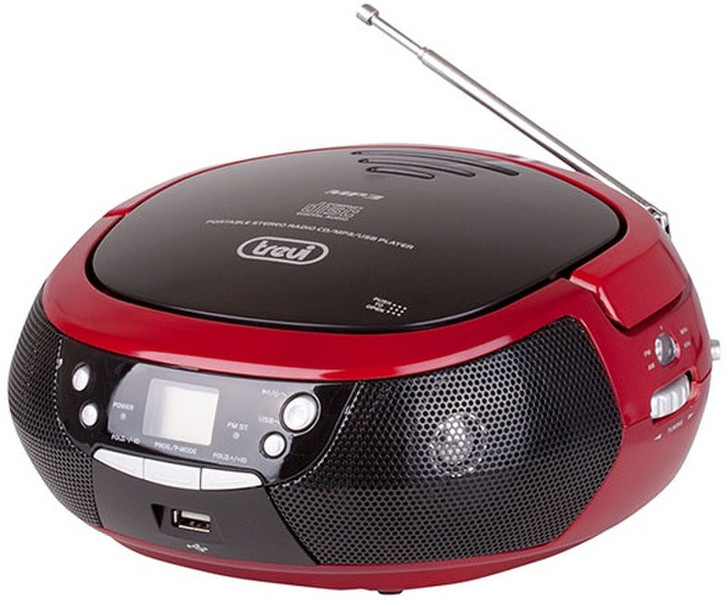 Trevi CMP 532 USB 6W Black,Red