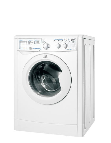 Indesit IWC 61281 ECO Отдельностоящий Фронтальная загрузка 6кг 1200об/мин A+ Белый