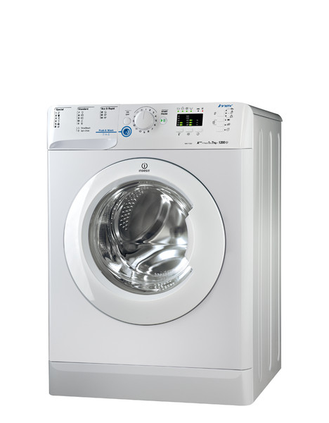 Indesit XWA 71283X W EU Отдельностоящий Фронтальная загрузка 7кг 1200об/мин A+++ Белый стиральная машина