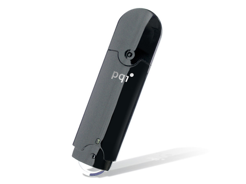 PQI i231 8GB black 8GB USB 2.0 Type-A Black USB flash drive