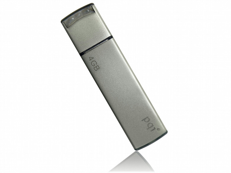 PQI U330H 4GB iron grey 4GB USB 2.0 Type-A Grey USB flash drive