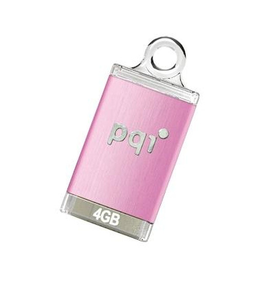 PQI i810plus 4GB pink 4GB USB 2.0 Type-A Pink USB flash drive