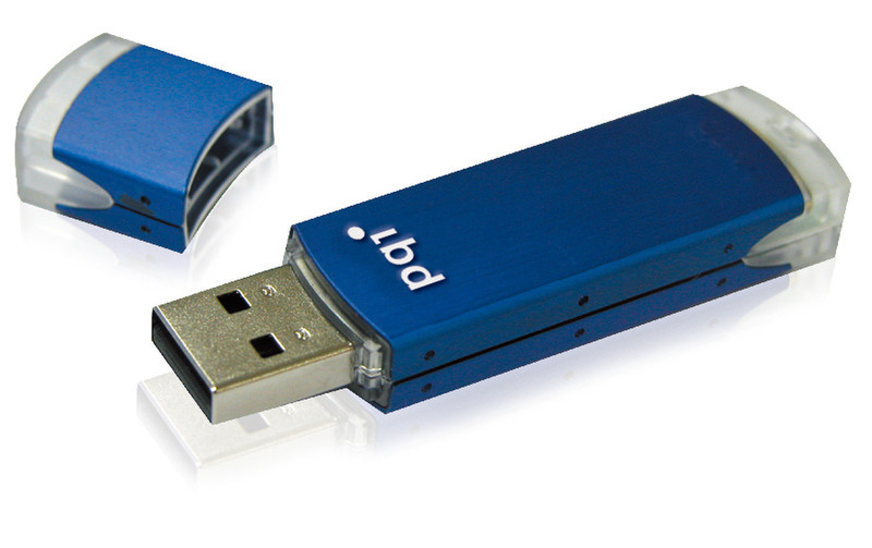PQI U339 16GB deep blue 16GB USB 2.0 Typ A Blau USB-Stick