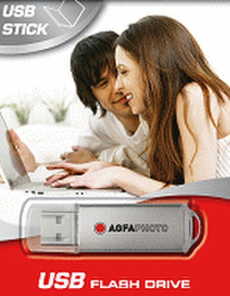 AgfaPhoto USB Flash Drive 2.0 2GB USB 2.0 Type-A Silver USB flash drive
