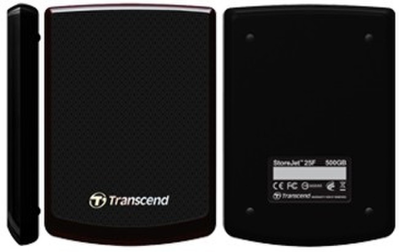 Transcend StoreJet 25 F 500GB Black external hard drive