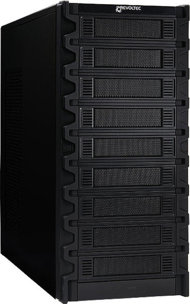 Revoltec Sixty 2 Midi-Tower Black computer case