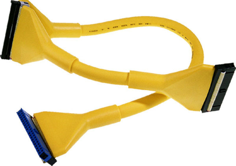Revoltec IDE Cable round (UDMA 133), yellow, 60cm 0.6m Gelb SATA-Kabel