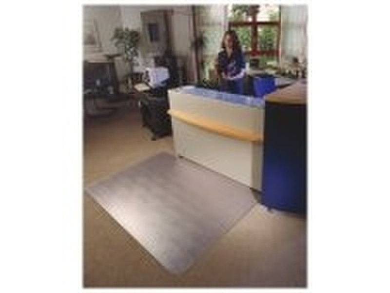 Floortex Polycarbonate chair mat, 48 x 60, clear desk pad