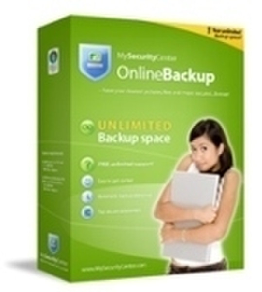 MySecurityCenter Online Backup 4 GB