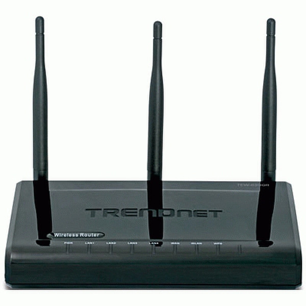 Trendnet TEW-639GR Gigabit Ethernet Black wireless router