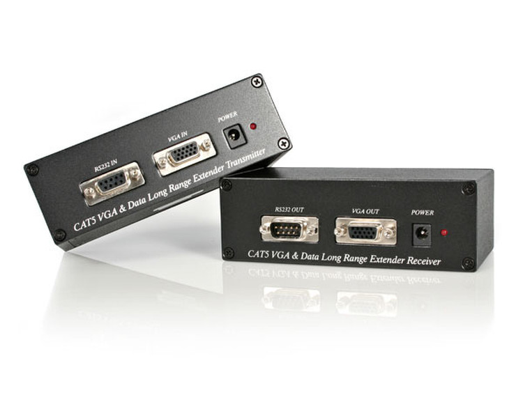 StarTech.com VGA over Cat 5 Video Extender with RS232 interface cards/adapter