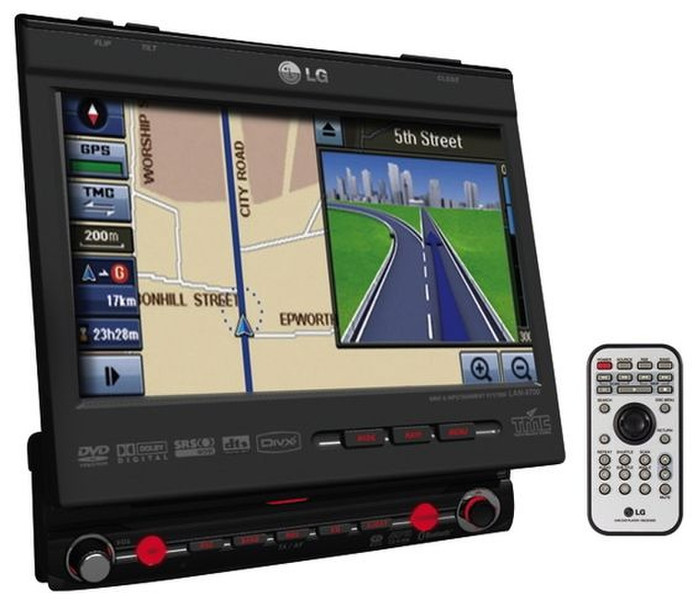 LG LAN9700R Fixed LCD Touchscreen Navigationssystem