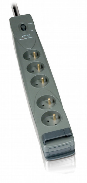 Philips SPN6500 5AC outlet(s) 1m surge protector