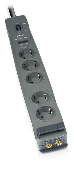 Philips SPN6540/10 5AC outlet(s) 1.4m surge protector