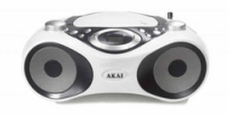 Akai Portable Radio, (MP3)CD-player Portable CD player Schwarz, Weiß