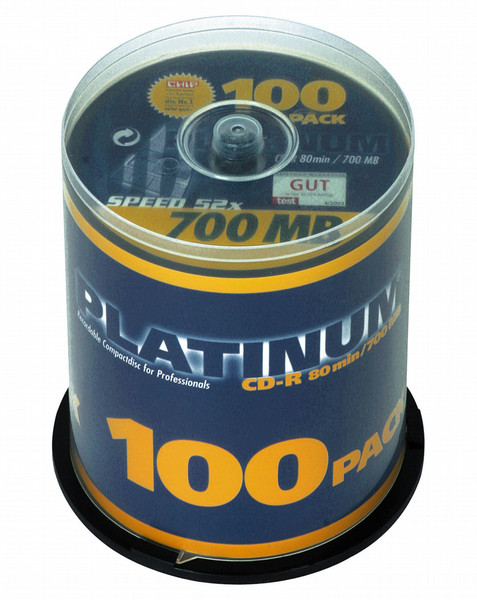 Bestmedia PLATINUM CD-R 700MB 100pc(s)