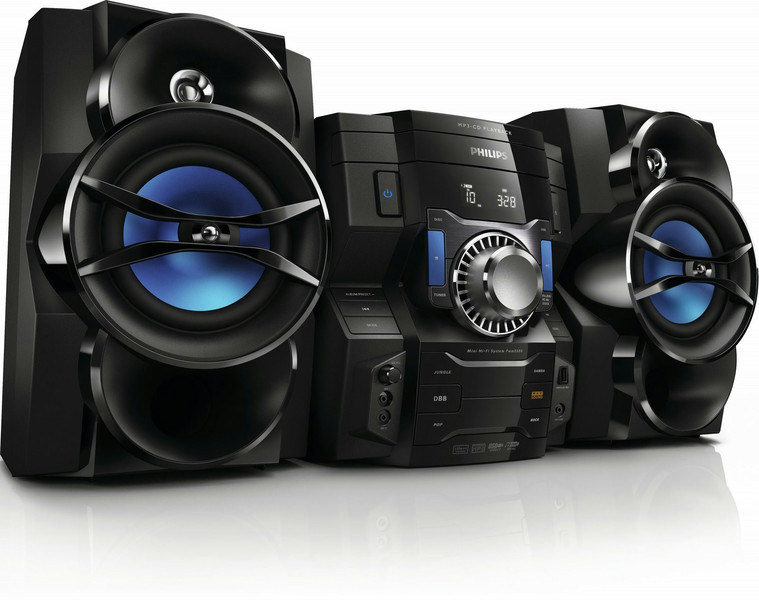 Philips FWM3500/37 Mini set 300W Black,Blue home audio set