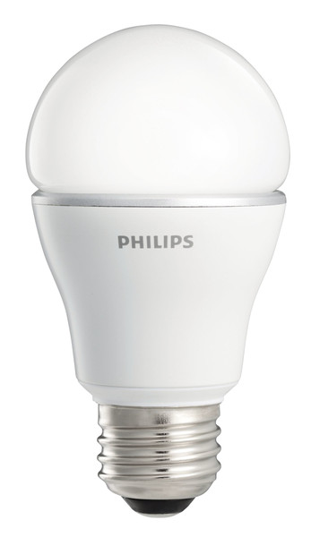 Philips AmbientLED 046677409913 7W A19 White fluorescent bulb energy-saving lamp