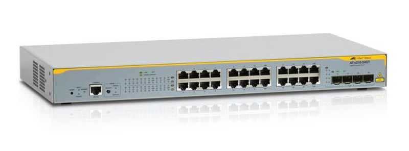 Allied Telesis AT-X210-24GT gemanaged L2+ Gigabit Ethernet (10/100/1000) Grau Netzwerk-Switch