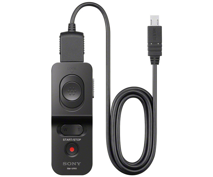 Sony RM-VPR1 Проводная Нажимные кнопки Черный пульт дистанционного управления