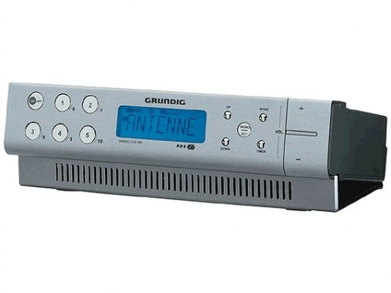 Grundig Sonoclock 890 Uhr Digital Silber Radio