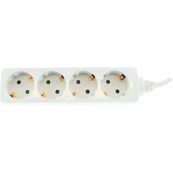 InLine 16441C 4AC outlet(s) 1.5m White power extension