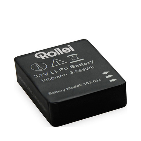 Rollei S-50, kit of 2 Lithium Polymer 1050mAh 3.7V rechargeable battery