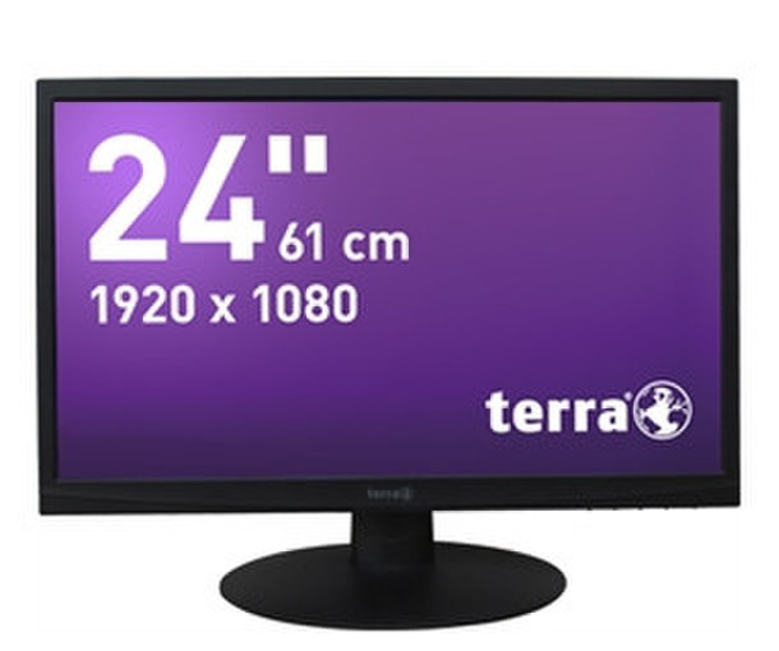 Wortmann AG Terra 2412W Greenline Plus 24Zoll Full HD TN+Film Schwarz Computerbildschirm