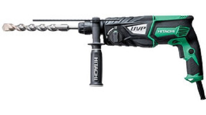 Hitachi DH28PBY 850W 1100RPM Black,Green,Silver rotary hammer