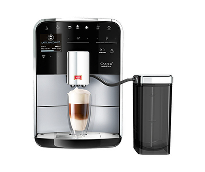 Melitta Caffeo Barista TS Espresso machine 1.8л Черный, Cеребряный
