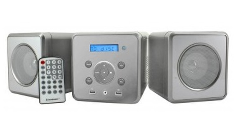 Soundmaster MCD380BT Mini-Set Grau, Silber Home-Stereoanlage