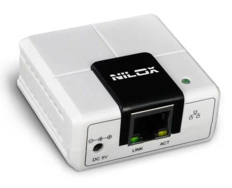 Nilox DPS-130U Ethernet LAN White print server