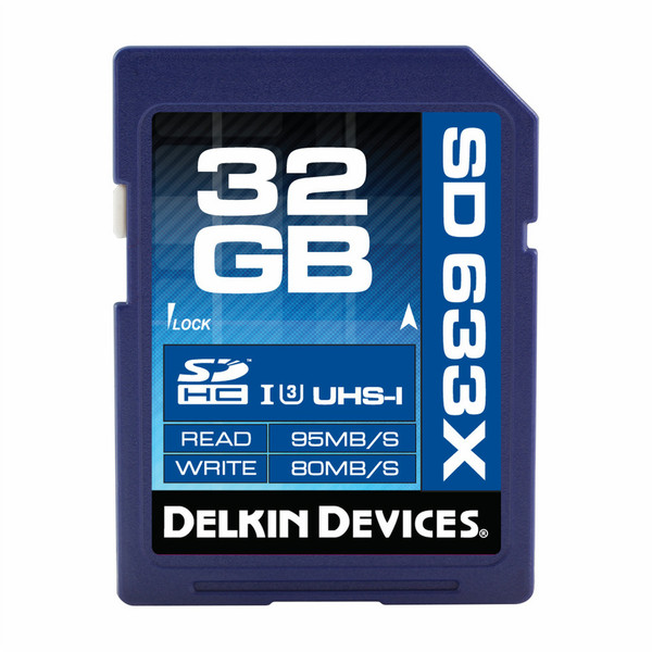 Delkin 32GB UHS-I SDHC 32ГБ SDHC UHS карта памяти