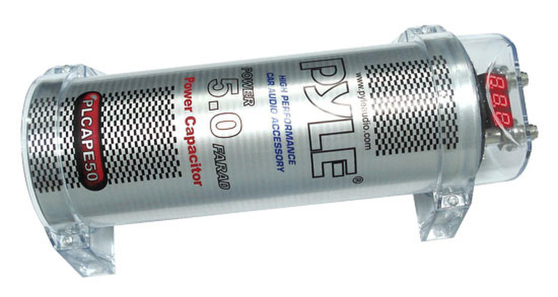Pyle PLCAPE50 Fixed  capacitor Cylindrical DC Silver capacitor