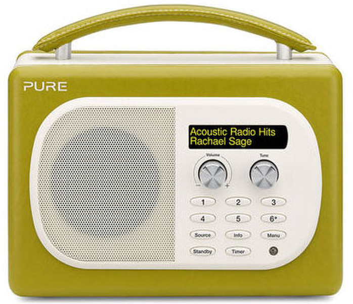 Pure Evoke Mio Tragbar Digital Olive Radio