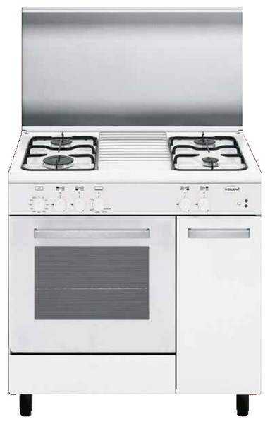 Glem AR85AXF3 Freestanding Gas hob A White cooker