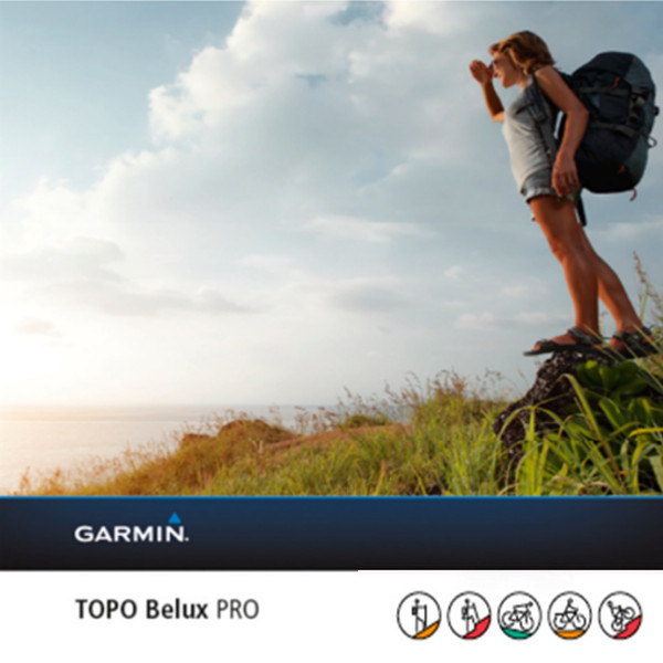 Garmin TOPO mapa - BELUX Pro DVD + microSD/SD Belgien, Luxemburg Wandern Karte für Navigationssysteme