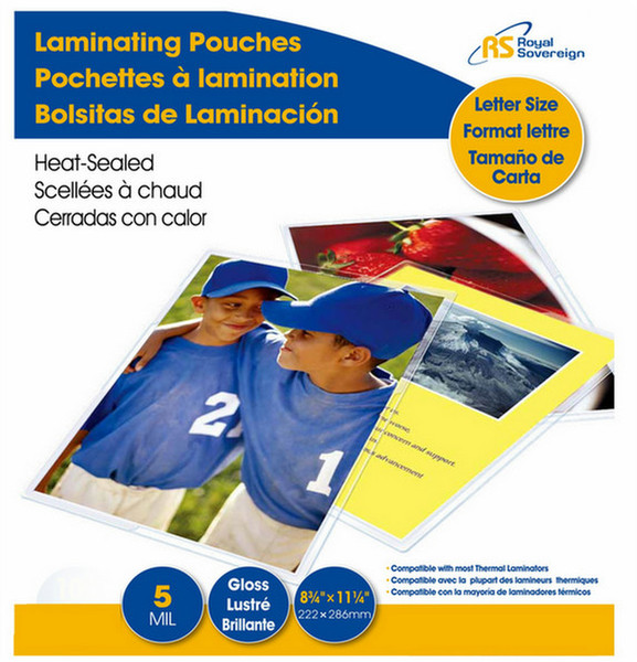 Royal Sovereign RF05LETR0100 100pc(s) laminator pouch