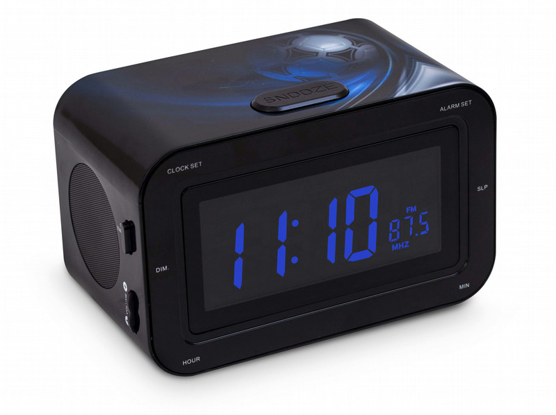 Bigben Interactive RR30FOOT Clock Black radio