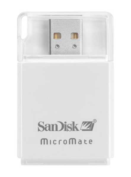 Sandisk MicroMate USB 2.0 Белый устройство для чтения карт флэш-памяти