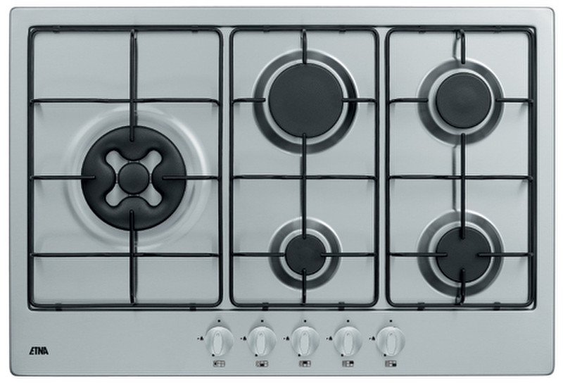 ETNA A037VWRVSF - gas cooker Встроенный Gas hob Cеребряный