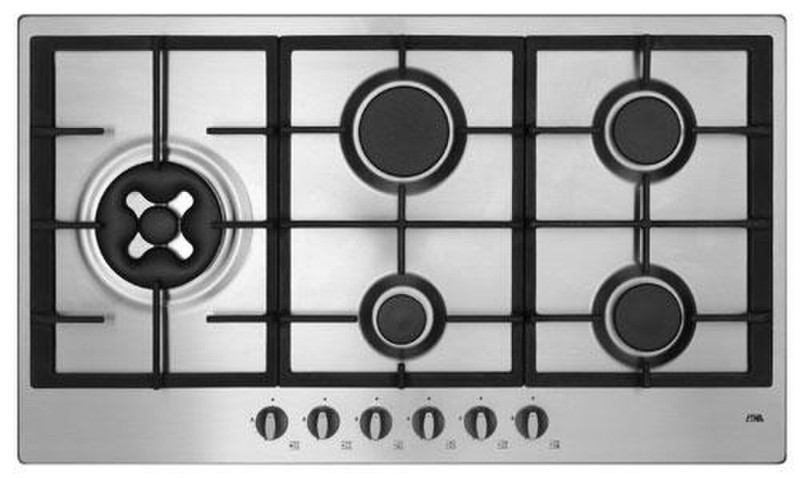 ETNA A093VWRVS - Avance gaskookplaat built-in Gas hob Silver